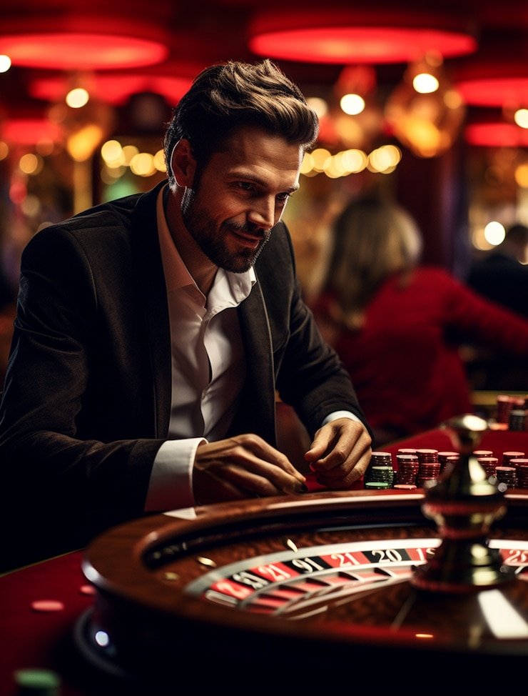 Mobile phone showing Habanero roulette table with betting options and result display